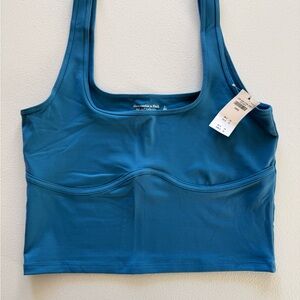 Abercrombie & Fitch Blue Crop Top